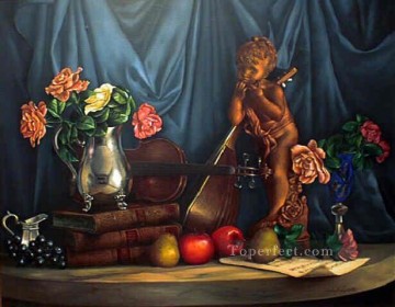 Artworks in 150 Subjects Painting - sl065D realism still life